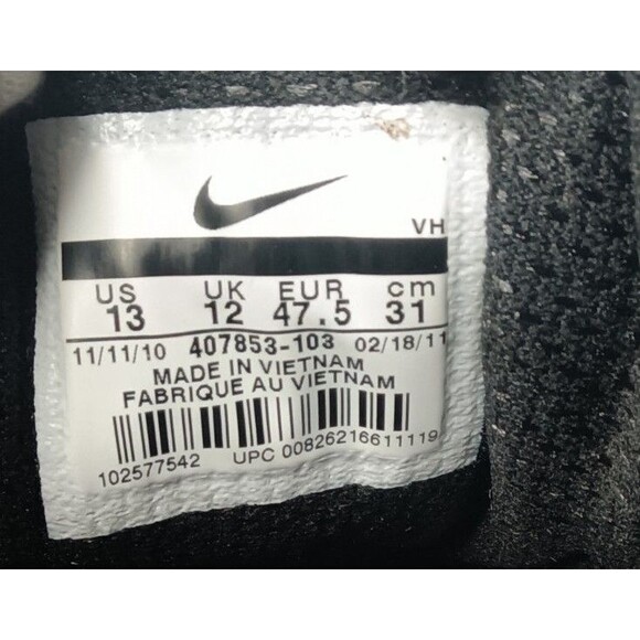 Nike Dual Fusion ST Shoes Men's Size 13 Sneakers White~Yellow - Picture 5 of 11